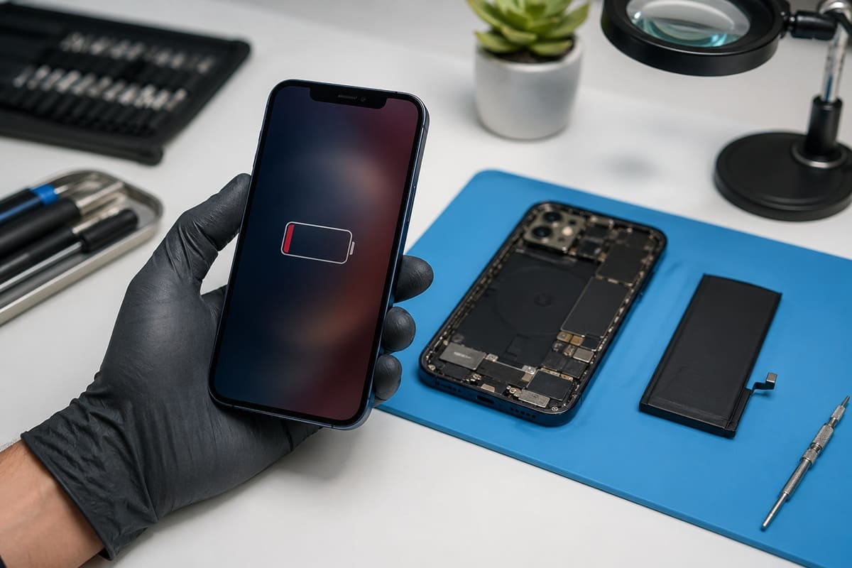 batteria iphone 12 usurata